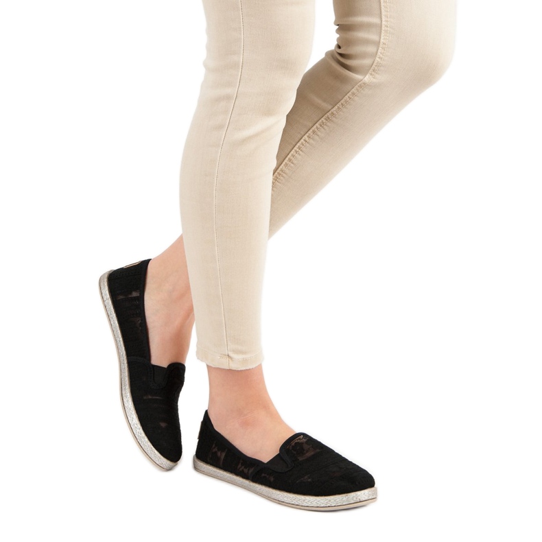 MCKEYLOR Lace Slipons svart 2