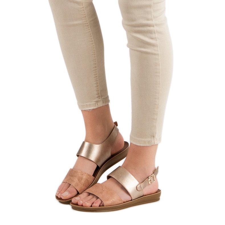 Bekväma VINCEZA sandaler gul 2