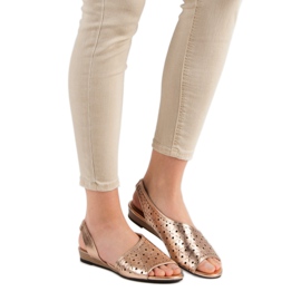 VINCEZA sandaler gul 2