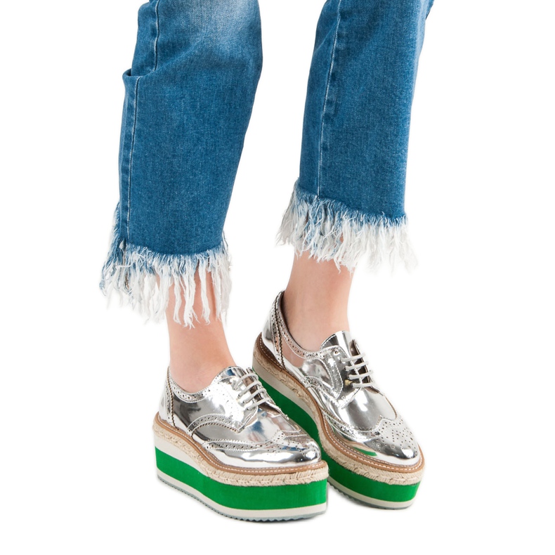 Corina Mode kilskor grå 1