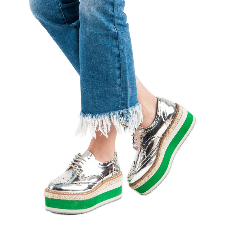 Corina Mode kilskor grå 2