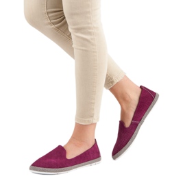 Filippo Läder Openwork Lords rosa 2