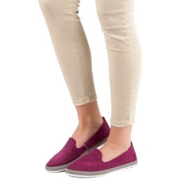 Filippo Läder Openwork Lords rosa 1 Filippo Läder Openwork Lords rosa 1