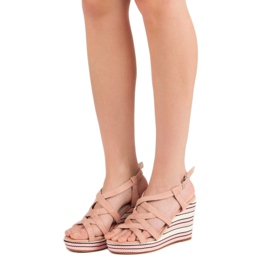 Kerline Trendiga kilsandaler rosa 1