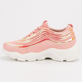 SHELOVET Lätta sportskor rosa 2