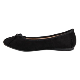 Lucky Shoes Black Tied Ballerinas svart 2