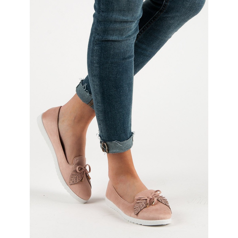 Comer Ballerinor i mocka rosa 1