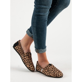 L. Day Spotted Slipons brun 1