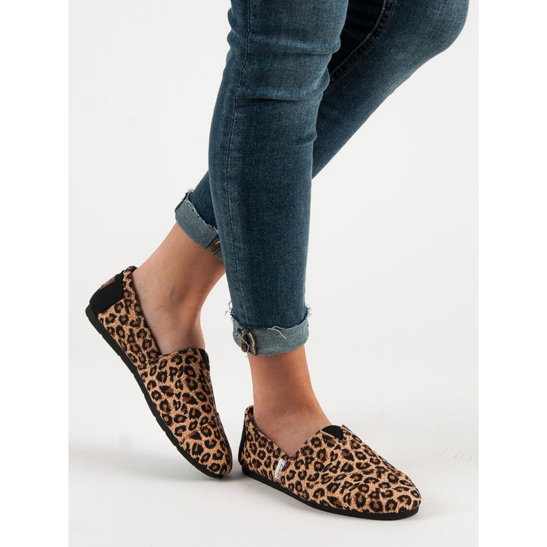 L. Day Spotted Slipons brun 1