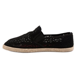 Mckeylor Lace Black Slipons svart 2