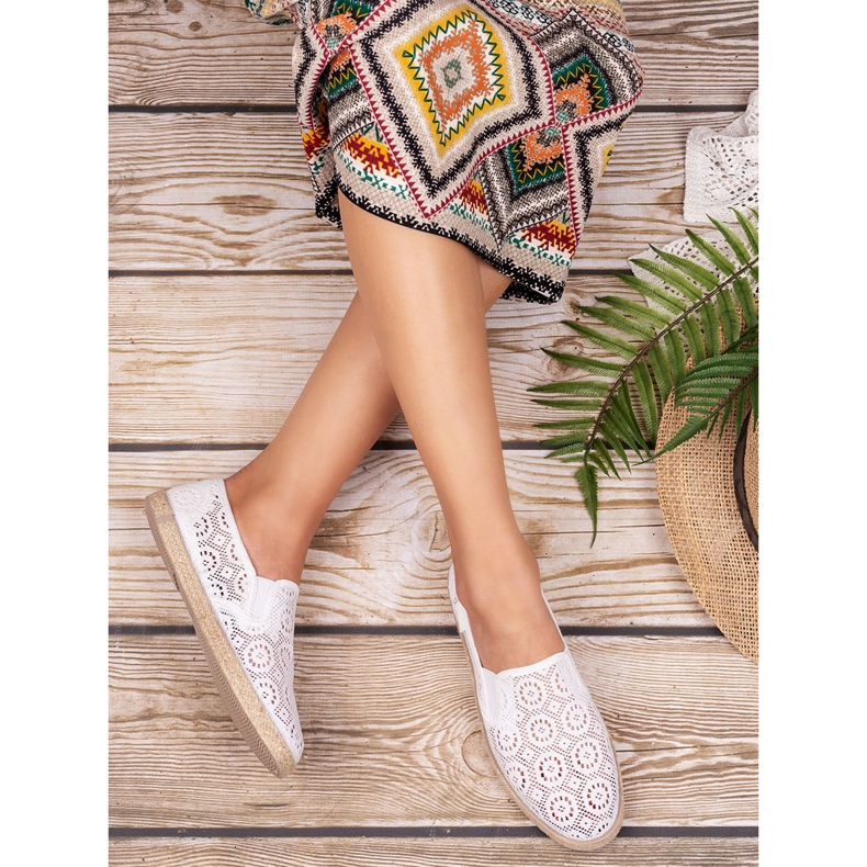 Mckeylor Spets vita slipons 1