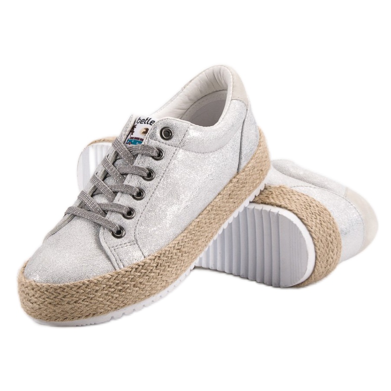 Betler Moderiktiga Espadrilles -sneakers grå 1