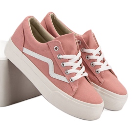 Kylie Trendiga rosa sneakers 6