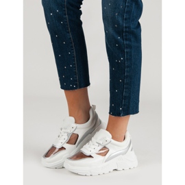 Transparenta sneakers vit 2