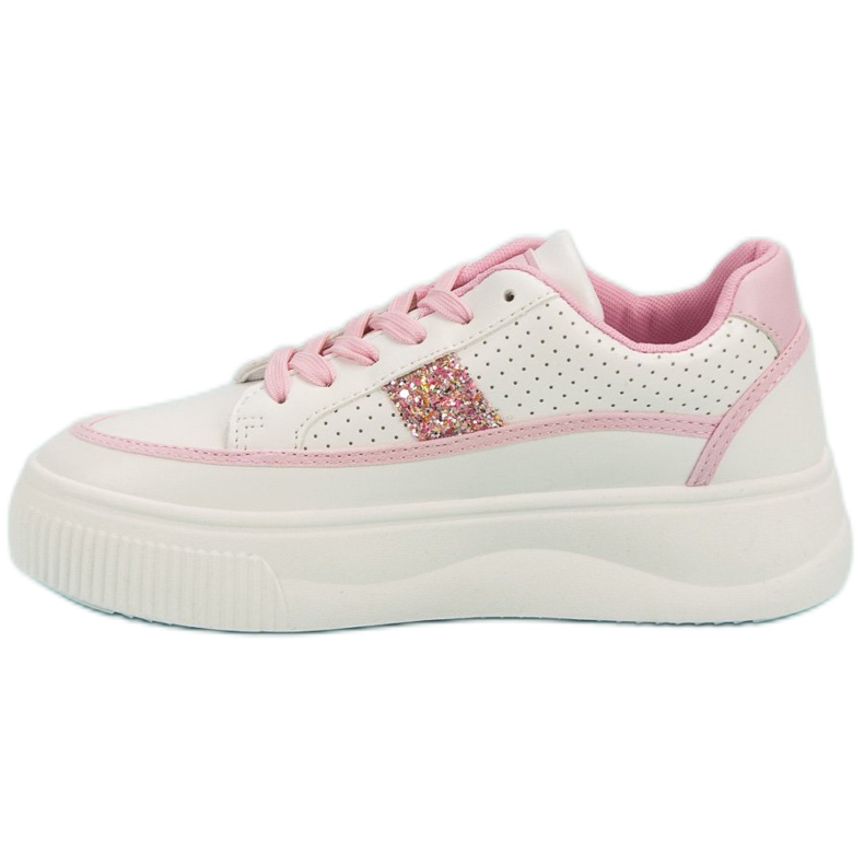 Vita rankor med glitter 1