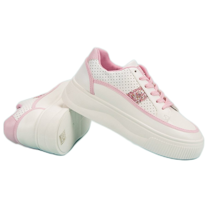 Vita rankor med glitter 2