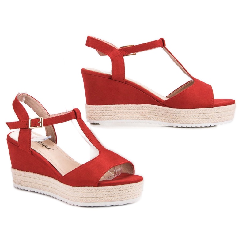 Seastar Espadrilles röda sandaler 2