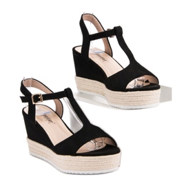 Seastar Svarta Espadrilles sandaler 2