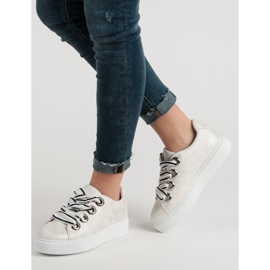 Sportskor med glitter grå 2