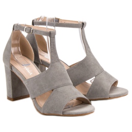 Vinceza Grå sandaler 2