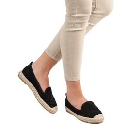 Lucky Shoes Black Openwork Lords svart 2