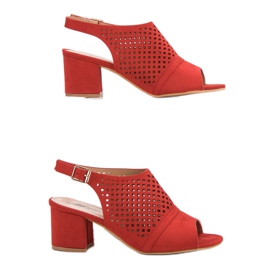 Casual Closed Sandals röd 2