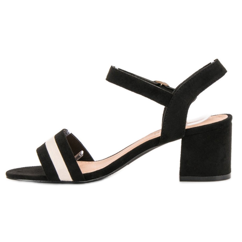 Queen Vivi Trendiga högklackade sandaler svart 1