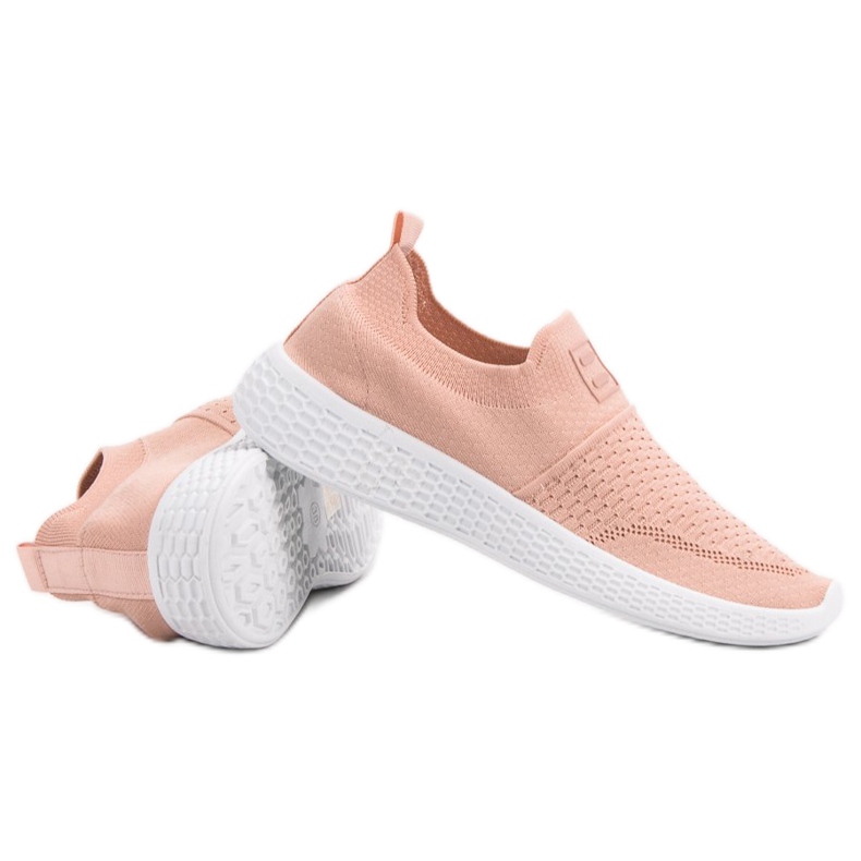 Weide Trendiga textilskor rosa 1