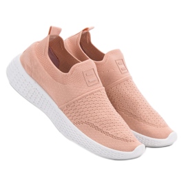 Weide Trendiga textilskor rosa 2