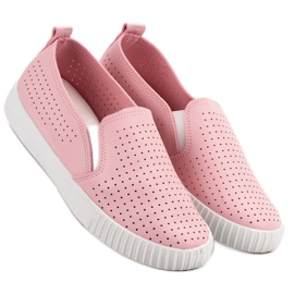 SHELOVET Openwork Slipons rosa 2