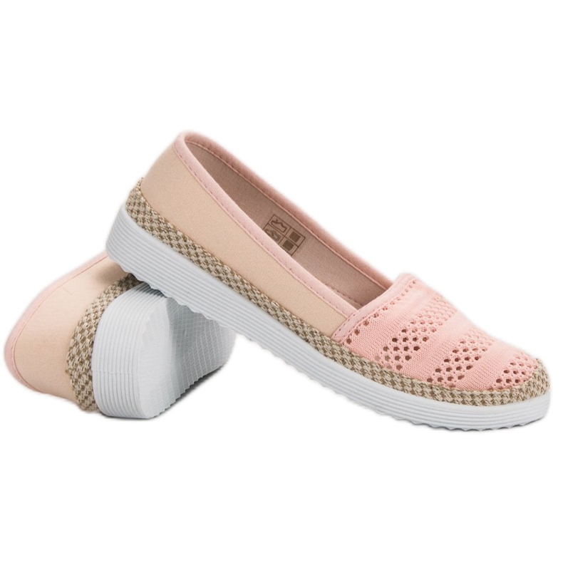 SHELOVET Textil Espadrilles rosa 1