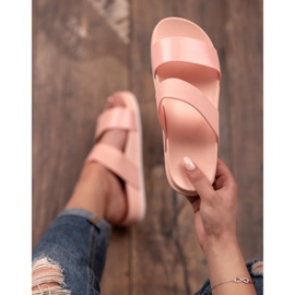 SHELOVET Bekväma rosa tofflor 2