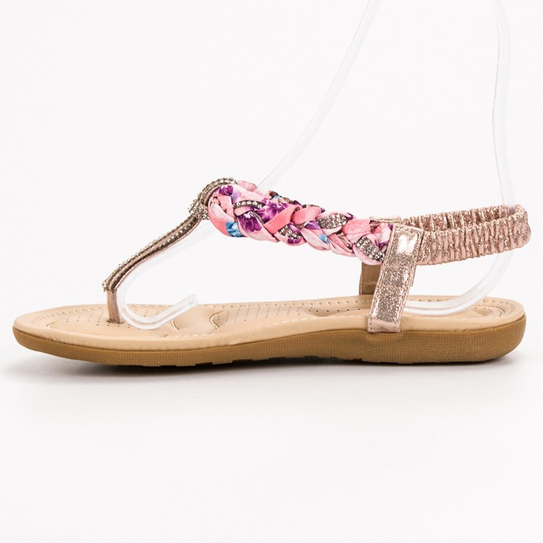 Cm Paris Trendiga japanska sandaler rosa 1