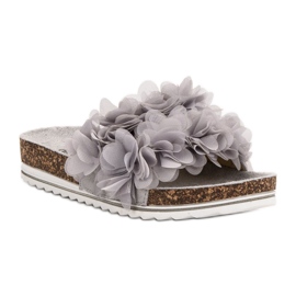 Seastar Moderiktiga grå tofflor 1