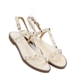 Bestelle Beige sandaler 1