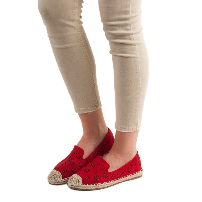 Primavera Openwork Lords röd 2