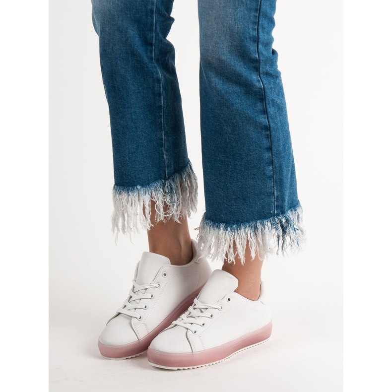 SHELOVET Bekväma sportskor vit 2