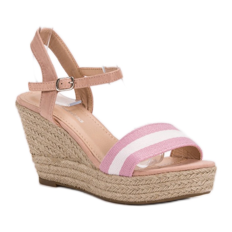 Primavera Casual Wedge Sandals rosa 1