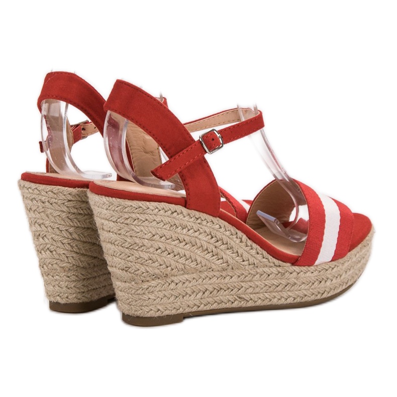 Primavera Casual Wedge Sandals röd 1