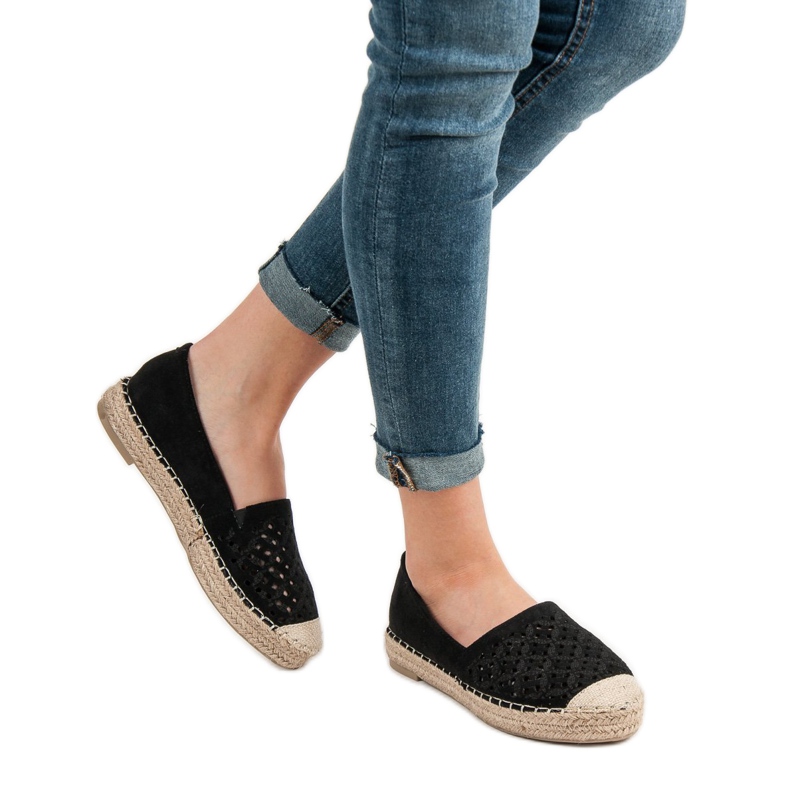 VICES Mocka Espadrilles svart 1