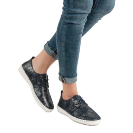 Filippo Knutna läderstövlar blå mångfärgad 2