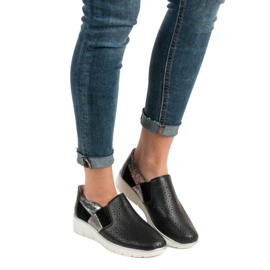 Filippo Svart Slip On skor 1