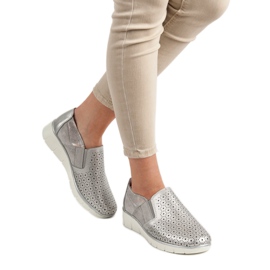 Filippo Slip On Silver Skor grå 1