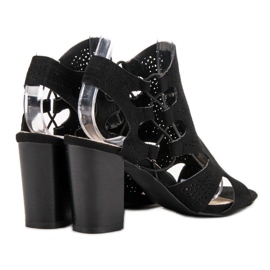 Goodin Trendiga svarta sandaler 1