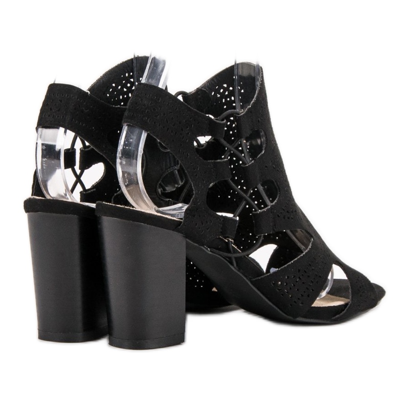 Goodin Trendiga svarta sandaler 1