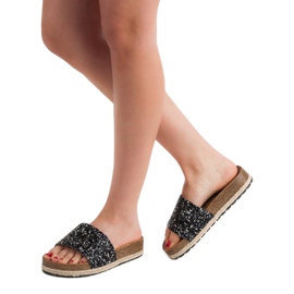 Goodin Moderiktiga tofflor för kvinnor svart 1