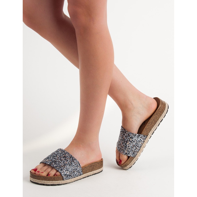 Goodin Moderiktiga tofflor för kvinnor grå 1