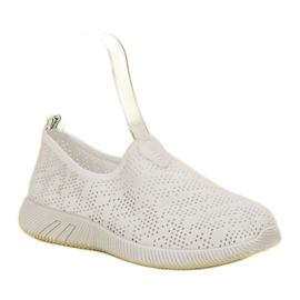 SHELOVET Slip-on textilskor vit 1