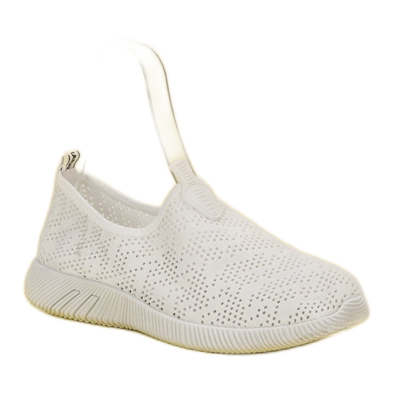 SHELOVET Slip-on textilskor vit 1