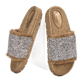 Bekväma VICES tofflor gul 2